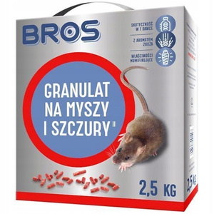 Bros Granulat na myszy i szczury 2,5 kg
