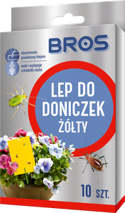 Lep do doniczek żółty 10szt. Bros