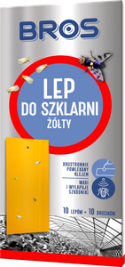 Lep do szklarni żółty 10szt. Bros