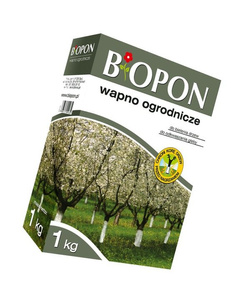 Wapno ogrodnicze sypkie do bielenia i odkwaszania  Biopon 1 kg