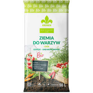 Ziemia Bio do warzyw i ziół 50 l Kronen