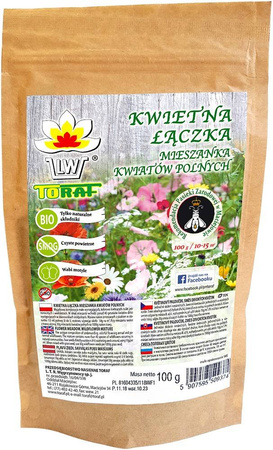 Kwietna łączka mieszanka kwiatów polnych Toraf 500 g