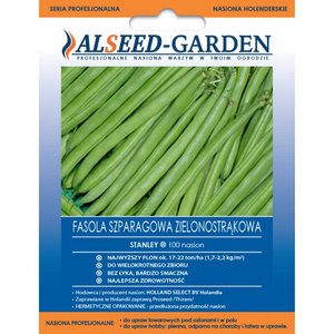 Fasola szparagowa zielonostrączkowa Stanley 100 nasion Alseed-Garden