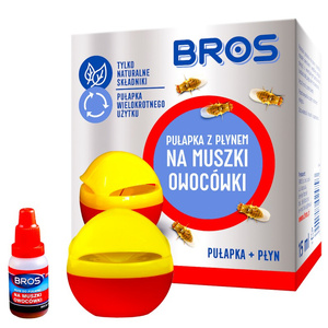 Pułapka na muszki owocówki Bros