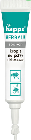 Happs Herbal - krople na pchły i kleszcze dla dużych psów 4szt