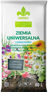 Ziemia uniwersalna z Ecofibrex 80l Kronen