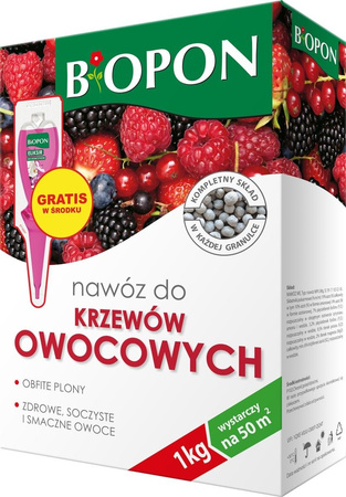 Nawóz do krzewów owocowych 1 kg Biopon 