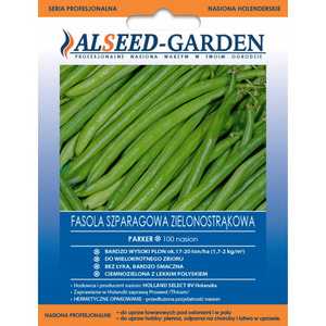 Fasola szparagowa zielonostrączkowa Parker Alseed-Garden