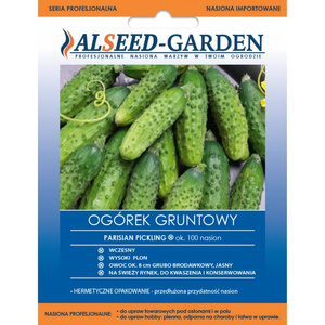Ogórek gruntowy Piccolo Verde di Parigi ok.100 nasion Alseed-Garden