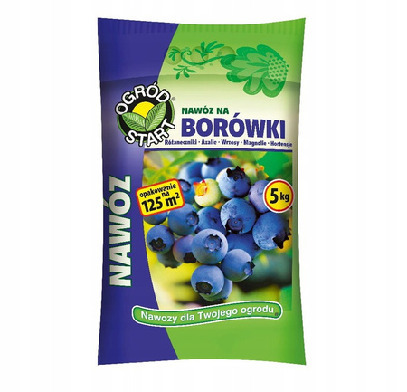 Nawóz na borówki i rośliny kwasolubne 5 kg Ogród Start