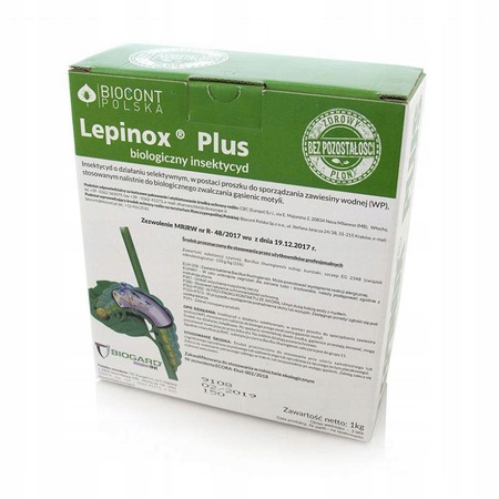 Lepinox Plus ćma bukszpanowa 1 kg Biocont