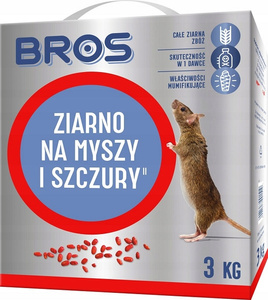 Bros Ziarno na myszy i szczury 3 kg