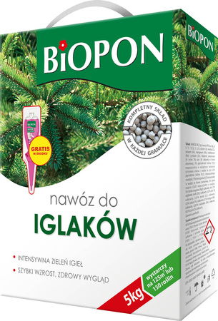 Nawóz do iglaków 5 kg Biopon