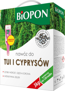 Nawóz do tui i cyprysów 3 kg Biopon