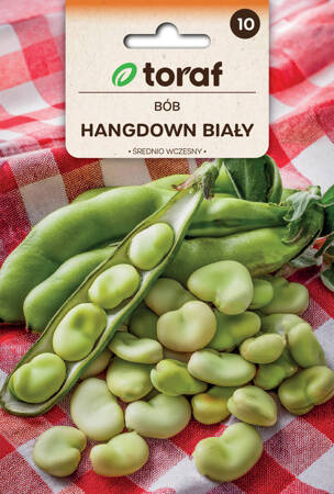 Bób Hangdown Biały (średnio wczesny) 50g - 5szt.  Toraf